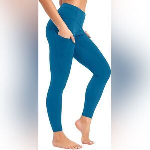 SP3LOPS Blue High Waisted Yoga Pants Size XL